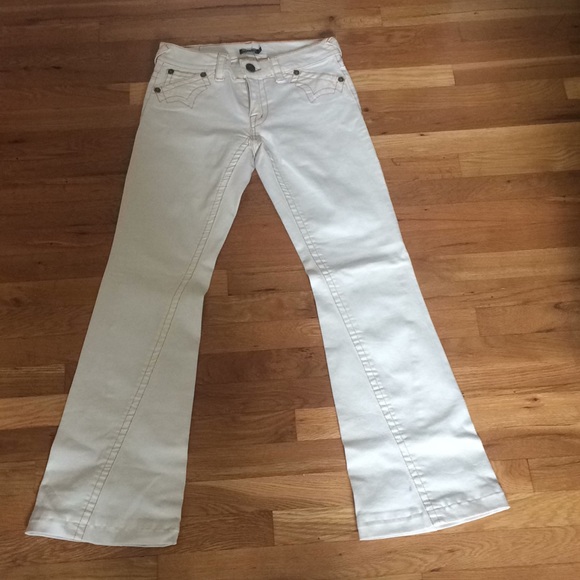 Allen B. By Allen Schwartz Denim - ALLEN SCHWARTZ NWT White/Cream Bell Bottom Jeans
